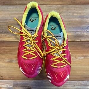 Newton Women’s Motion 4 Pink and Yellow Running Shoes